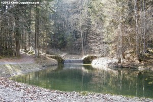 Lake and Waterfall on Way Back from Rubbish Dump