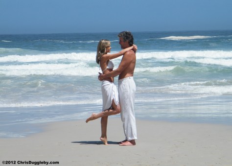 Just before the wedding - one last look into your eyes on Llandudno Beach
