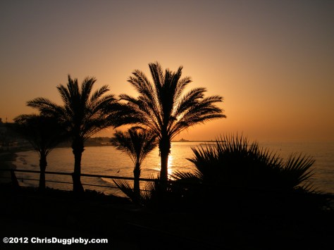 Another beautiful day for the Spanish Dugglebys draws to an end