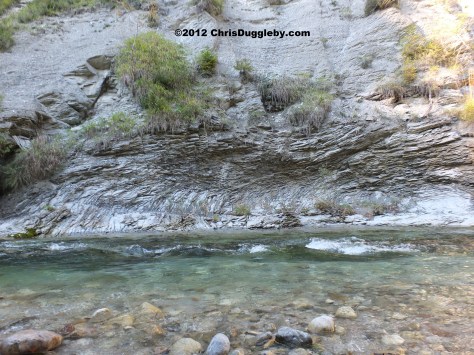 Impressive rock erosion next to a Stream in the Tyrolean countryside near Bayrischzell Impressive rock erosion next to a Stream in the Tyrolean countryside near Bayrischzell