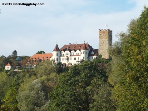 View of Schloss Neubeuern coming from the Austrian border View of Schloss Neubeuern coming from the Austrian border