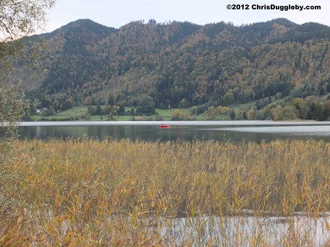 Autumn sports on Lake Schliersee: Escaping the crouds and enjoying the views from a fishing boat