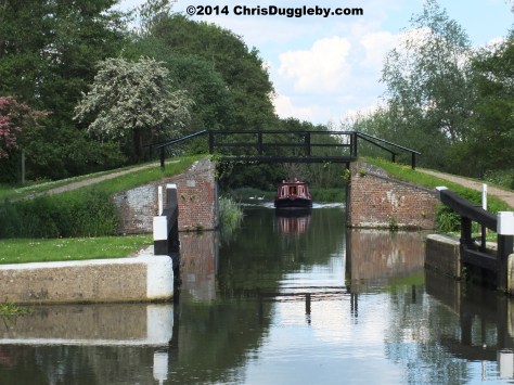 Footbridge Over River Wey Near Walsham Lock Cottage