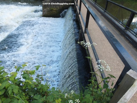 Weir Near Walsham Lock Cottage
