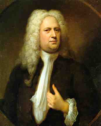 George Frideric Handel 1685-1759 who inspired Chris Duggleby's interpretation of the Hallelujah Chorus from the Messiah