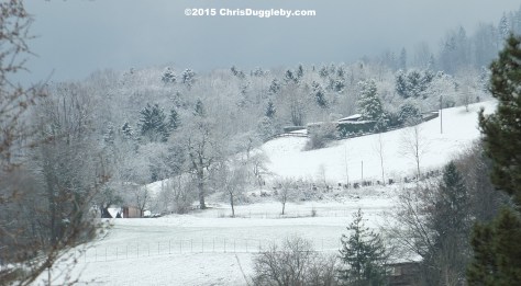 Apine view 1 from Bad Feilnbach on Easter Sunday