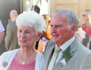 John and Christine Duggleby - before they had to worry about who had the TV remote control