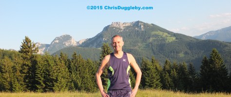 20 A Health and Safety warning - on the way up the Schwarzenberg Mountain watch out for rather fast mountain bikers (and the occasional rather slow jogger) 