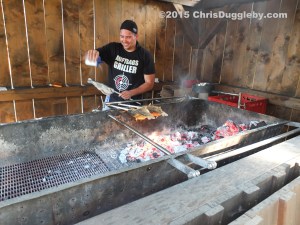 8 Grilled fish are served at the Bärenstub'n on Friday evenings in the summer months 