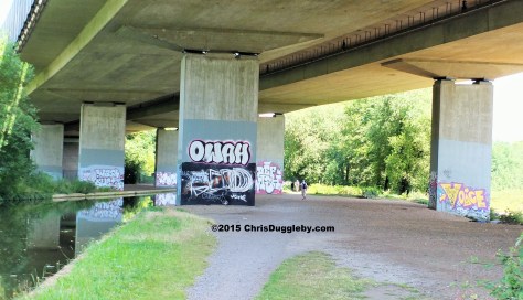 Art Studio Rather Inconveniently Positioned under the M25 Motorway