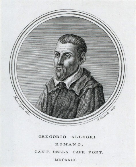 Gregorio Allegri 1582 - 1652: Composer of 'Miserere'