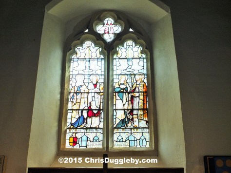 Interior view 4 Norman Church St Nicholas 1140 AD near Pyrford from Chris Dugglebys article on Surrey Walks DSCF6499 (2)