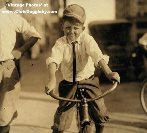 11 yr old Western Union messenger works regularly in red light district Houston, Texas 1913 (ladies of the night risked arrest for vagrancy in the local shops)