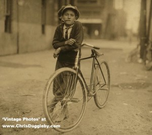 1913 Red Light District messenger boy 15 yrs of age in Waco Texas