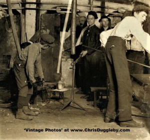 Small Boy at Northwood Glass Co, Wheeling, W. Va 1908