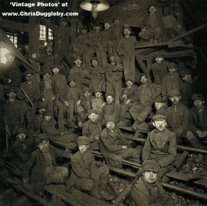 Lunch Break in Ewen Breaker in South Pittston, PA 1911 